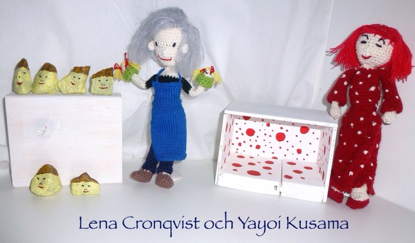 Lena Cronqvist & Yayoi Kusama amigurumis